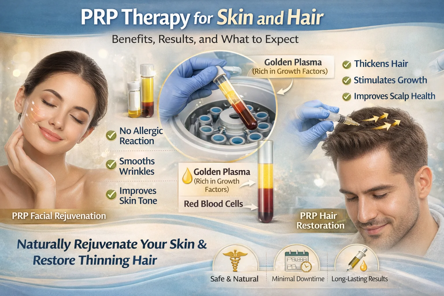 PRP Therapy for Skin and Hair: Benefits, Results, and What to Expect