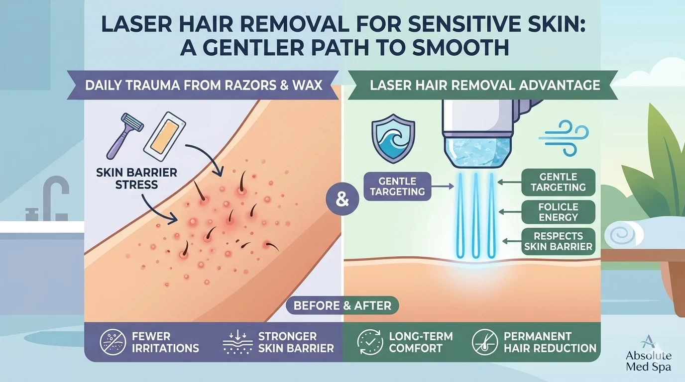 Is Laser Hair Removal Safe for Sensitive Skin? Here’s What to Know